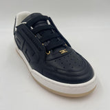 Sneakers in pelle con logo - Elisabetta Franchi SA48G51E2 110 ELISABETTA FRANCHI 