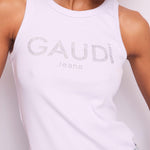 Top con lettering 511BD64045 2100 GAUDI' 