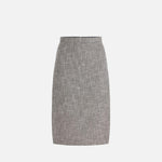 Gonna in diamond tweed - Elisabetta Franchi GO11252E2 306 ELISABETTA FRANCHI 