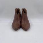 Tronchetto in pelle con cerniera 714 BEIGE CHIARINI 