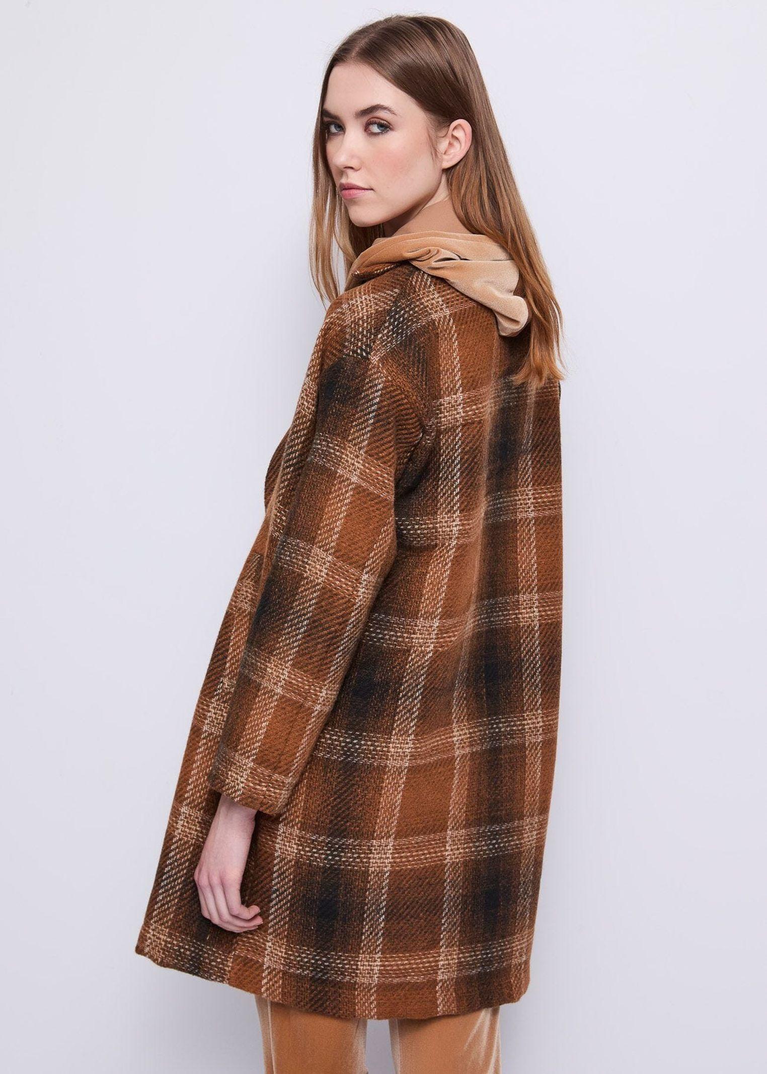 Cappotto motivo check 521BD35025 525011-01 GAUDI' 