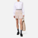Camicia in popeline con fascione CA06446E2 100 ELISABETTA FRANCHI 