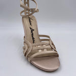 Sandalo tacco strass RG362 FUMO LUCIANO BARACHINI 
