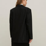 Giacca oversize in gabardina