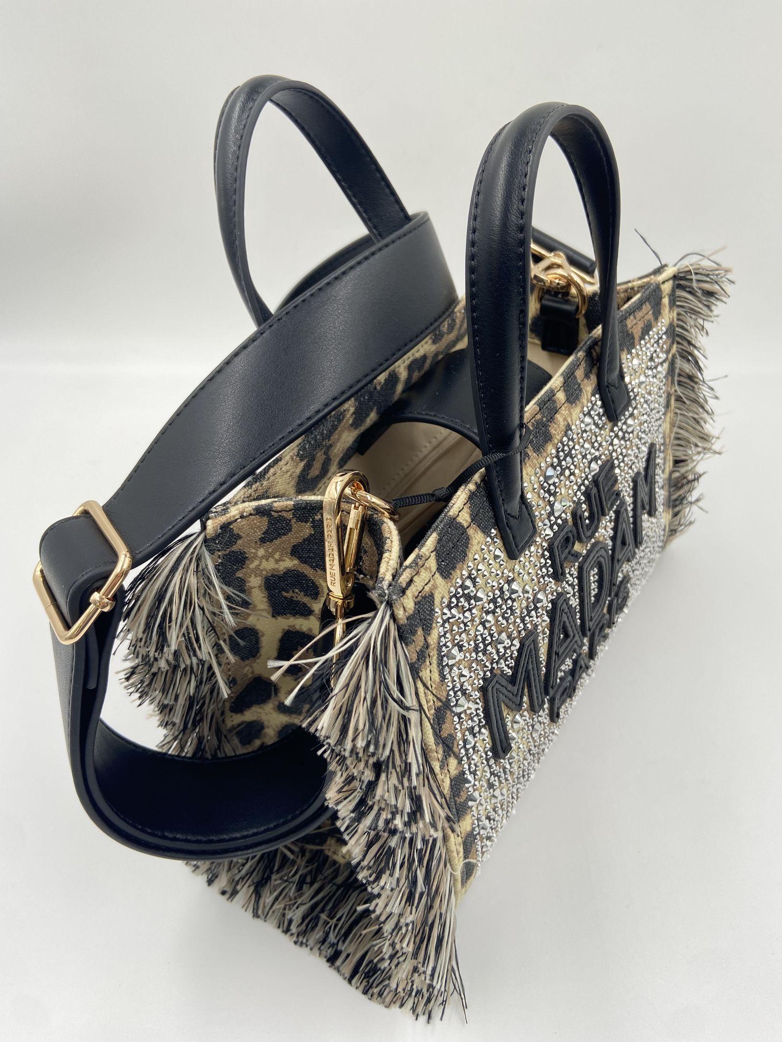 Borsa Casablanca Mini Leopard - Rue Madam Paris CASABLANCAMINITOTE LEOPARD RUE MADAM PARIS 