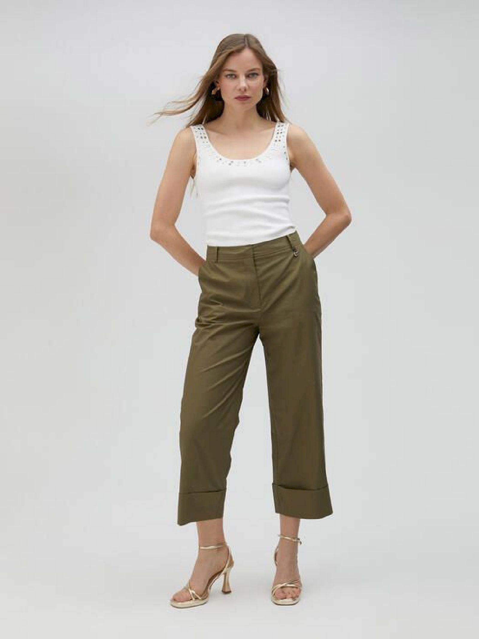 Pantalone con risvolto LS2514003 060 LOLA 