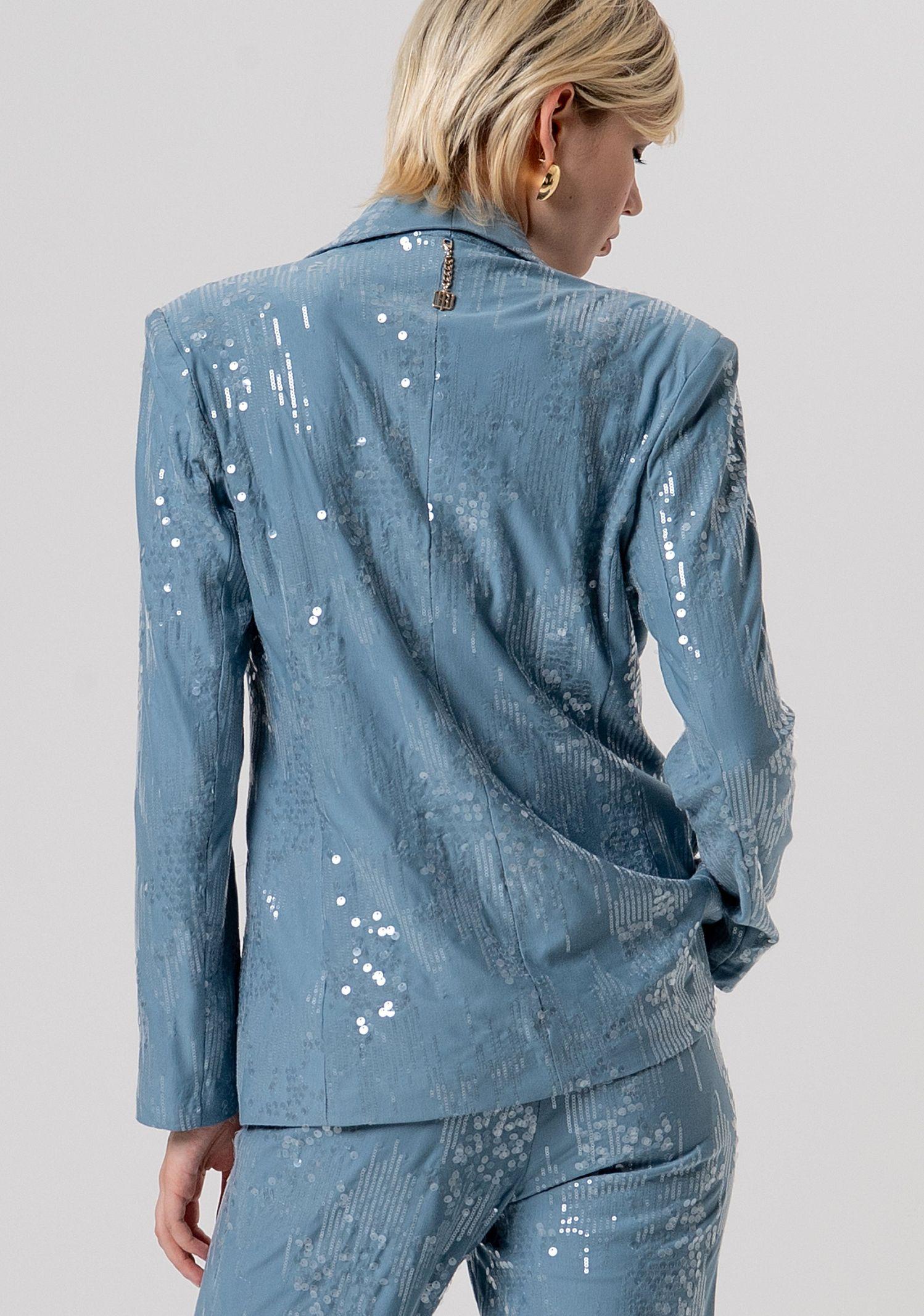 Giacca con paillettes - Fracomina FQ26SJ3002W498N6 C33 FRACOMINA 