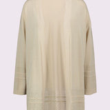 Cardigan in maglia senza bottoni