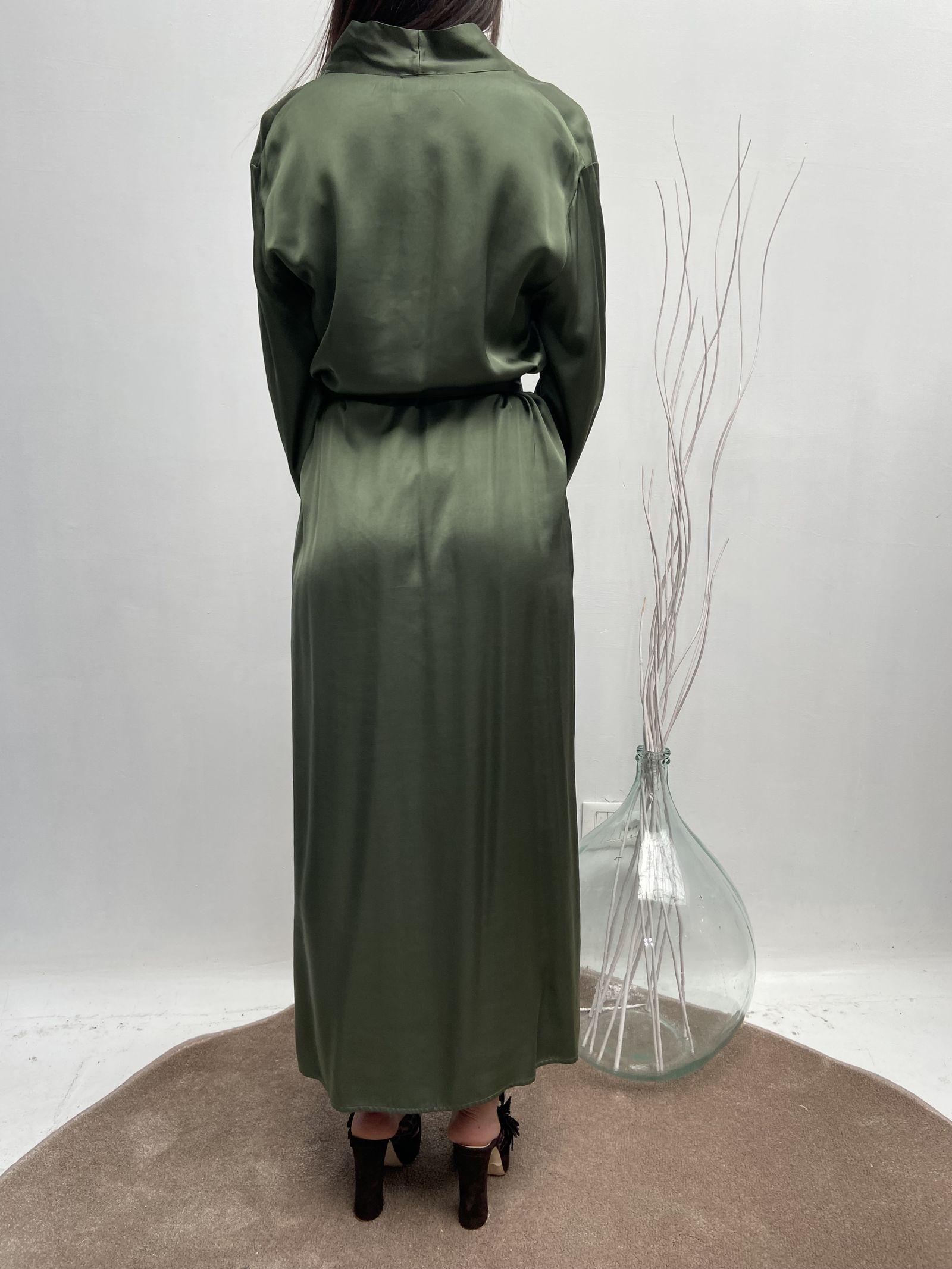Abito manica lunga - Ofelia D1044 VERDE OFELIA 