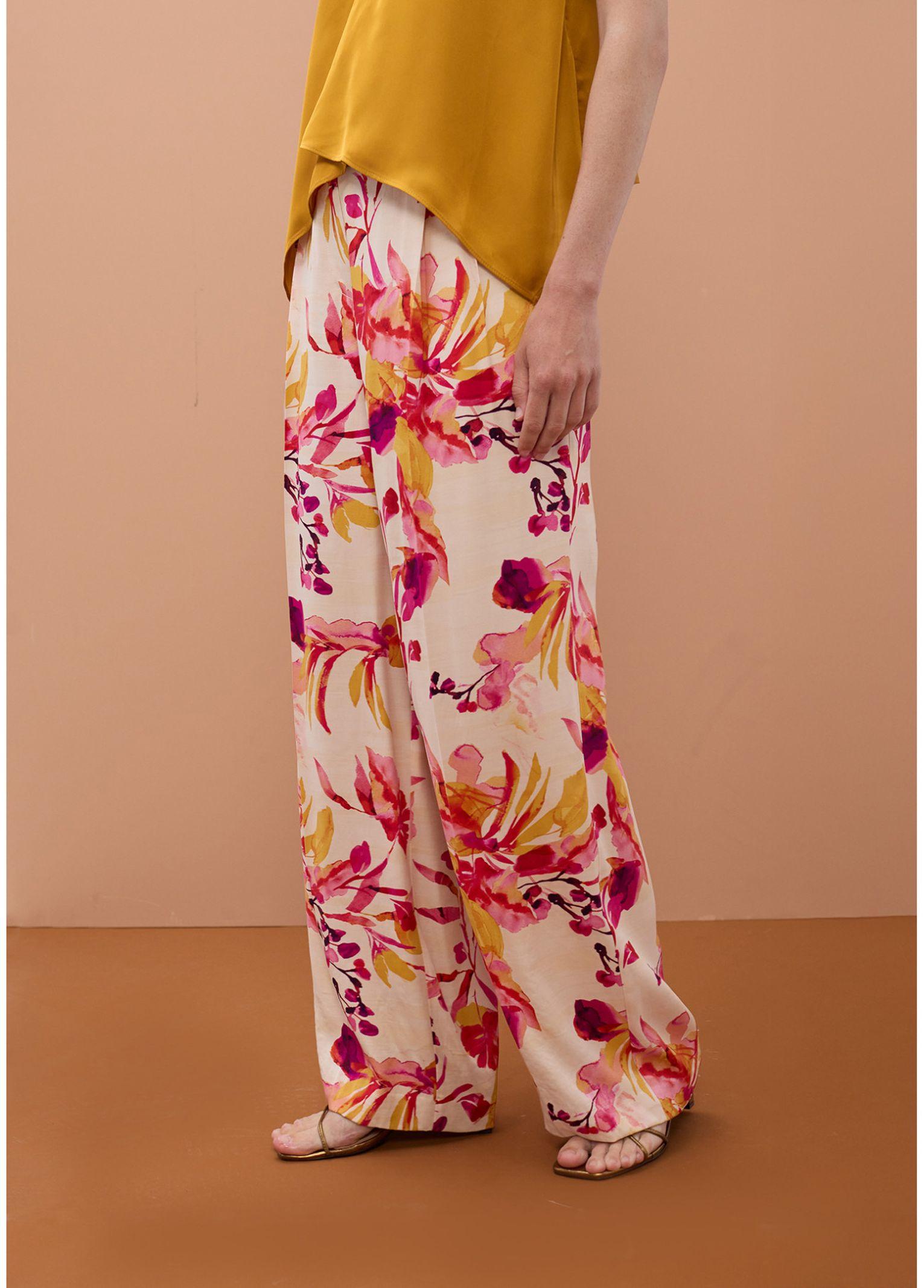 Pantalone stampa floreale - Maite MS2614027 22Z MAITE 