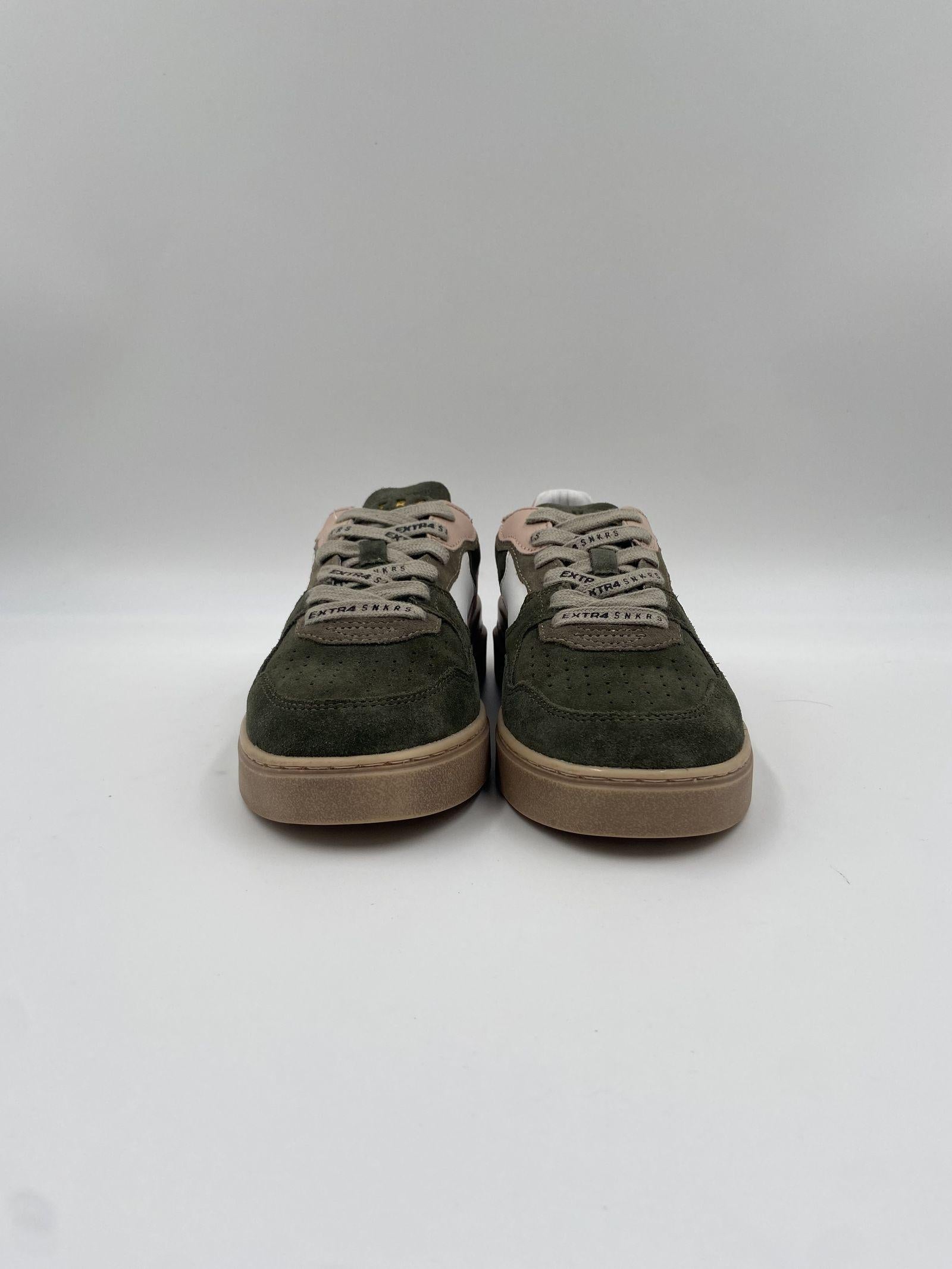 Sneakers Club tennis 1.07 8707022 VERDEBIANCO EXTR4 