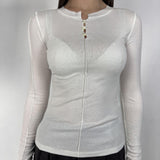 Maglia serafino - Eleh SS260264 BIANCO ELEH 