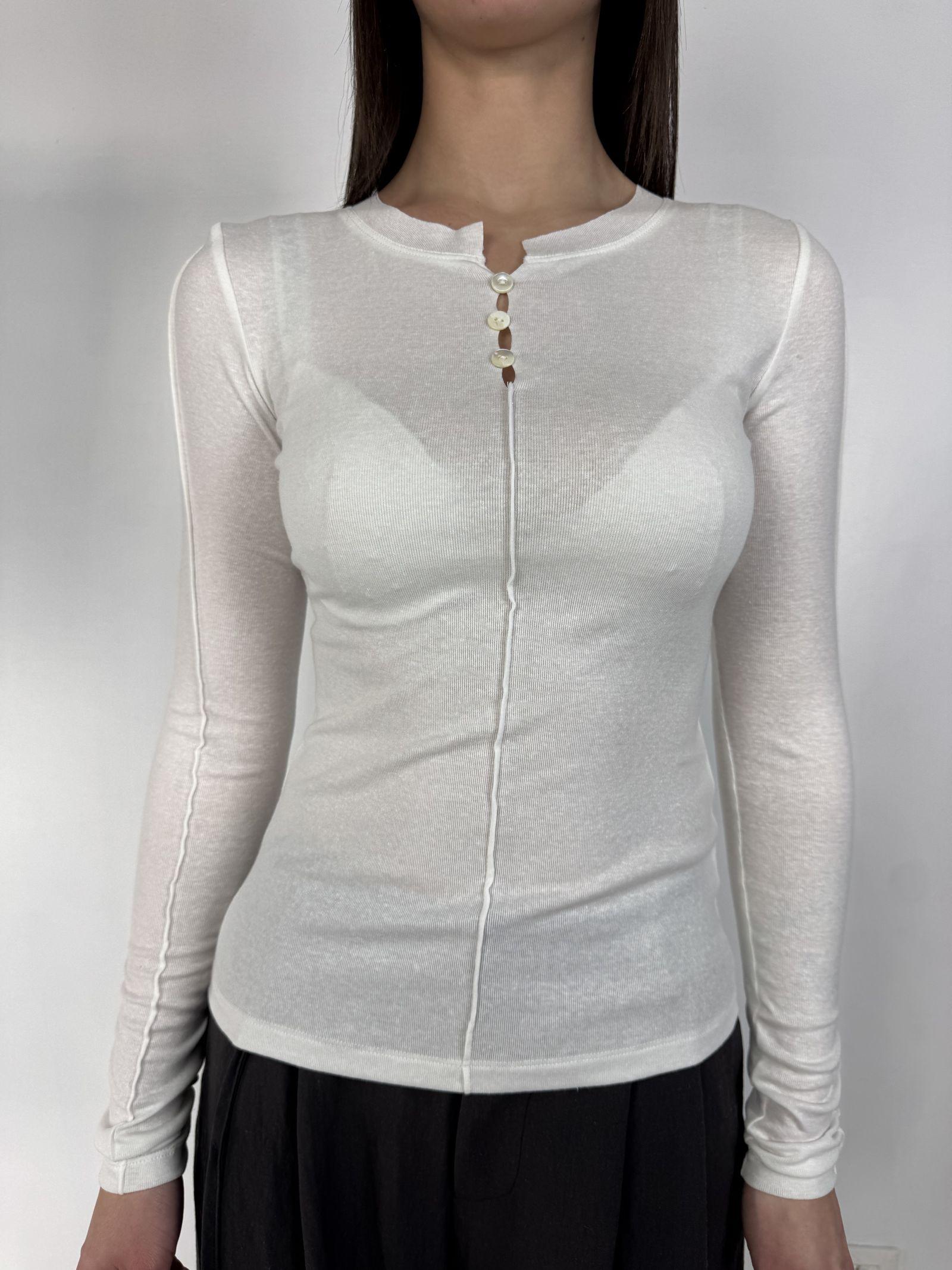 Maglia serafino - Eleh SS260264 BIANCO ELEH 