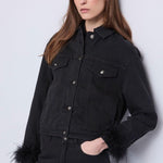 Giubbotto in denim con piume - Gaudi 521FD36001 00 GAUDI' 