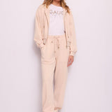 Pantalone jogging con coulisse logata