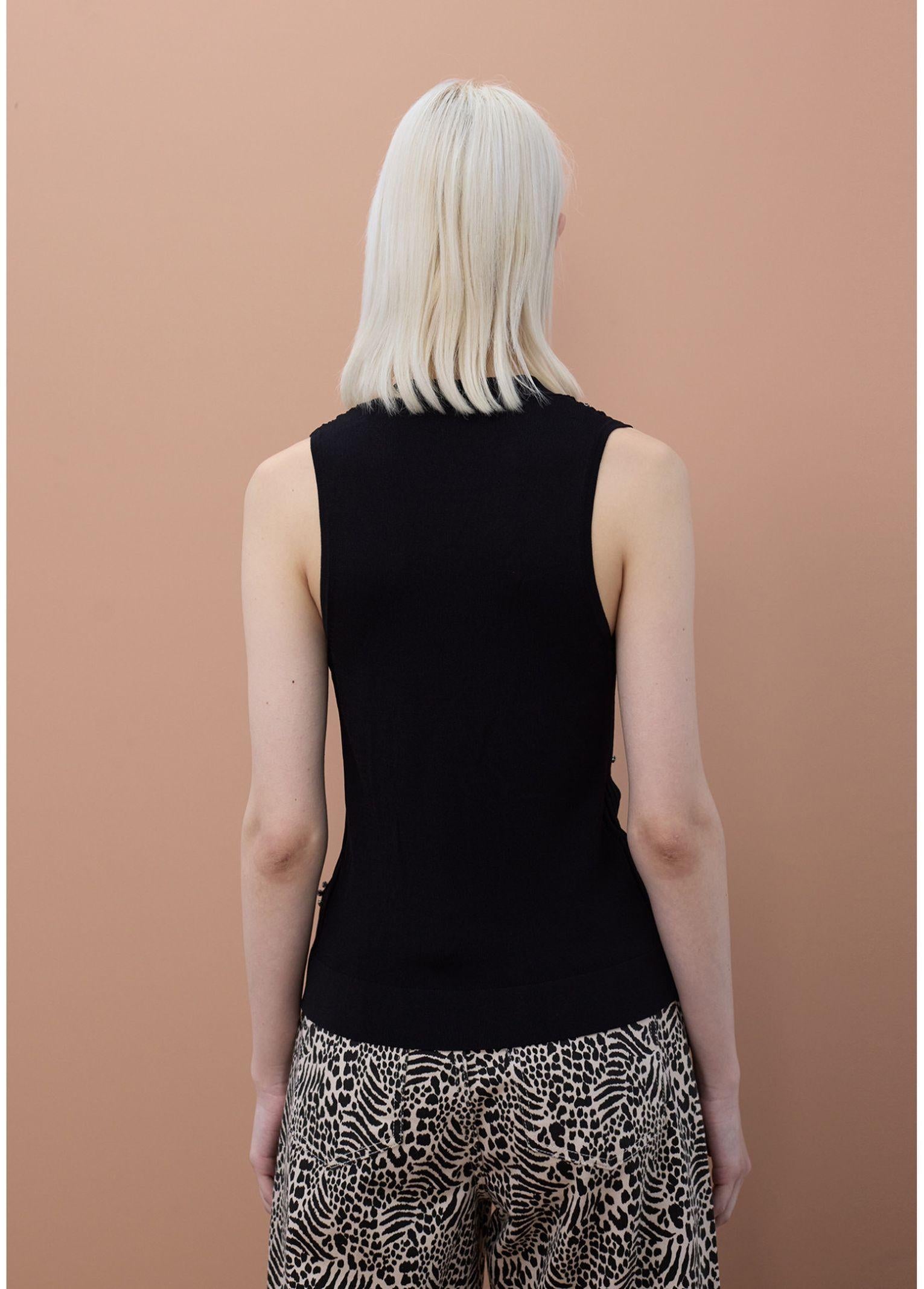 Top con bottoni gioiello - Maite MS2615063 00N MAITE 