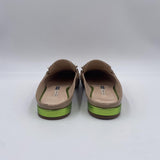Sabot con perle e borchie 602 BEIGE CHIARINI 