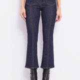 Jeans flare in cotone