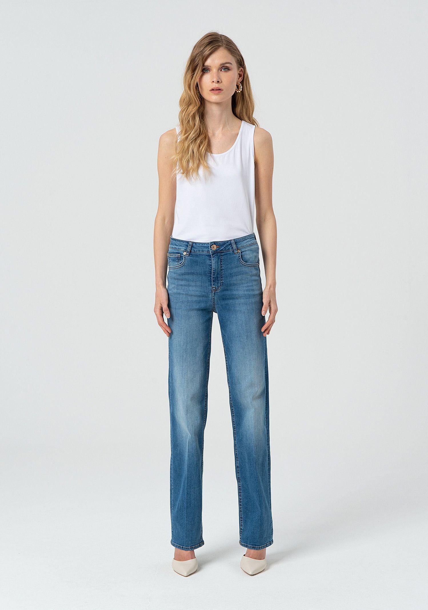 Jeans straight effetto push up FP25SV8050D46002 258 FRACOMINA 