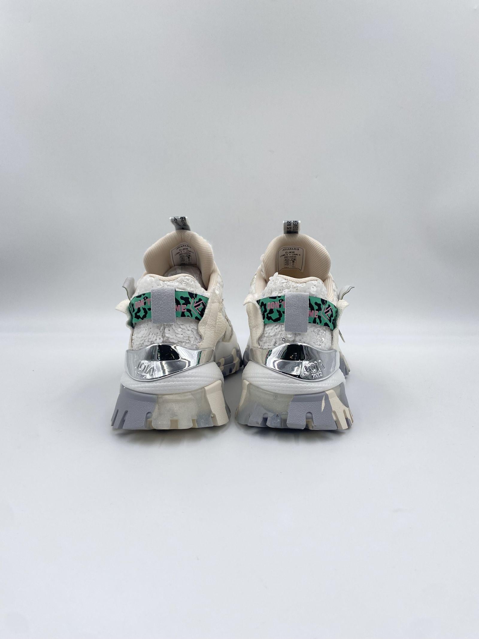 Sneakers argento bianco - Joia Paris Label 2001034 ARGENTO JOIAPARIS 