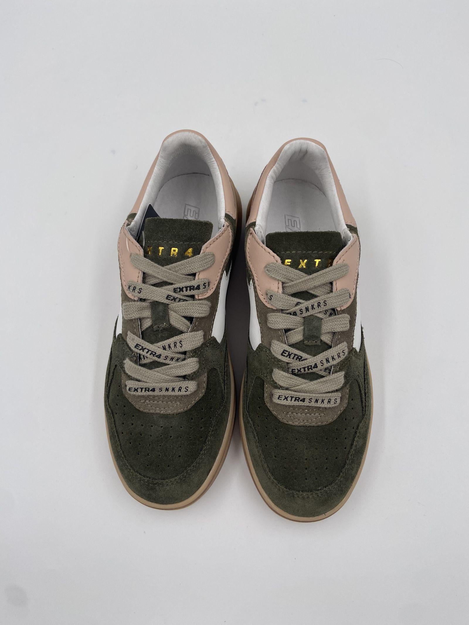 Sneakers Club tennis 1.07 8707022 VERDEBIANCO EXTR4 