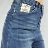 Jeans a palazzo vita alta