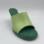 Sandalo tacco rocchetto 23057-467A VERDE ANGEL ALARCON 