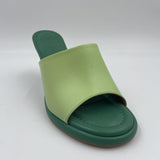 Sandalo tacco rocchetto 23057-467A VERDE ANGEL ALARCON 