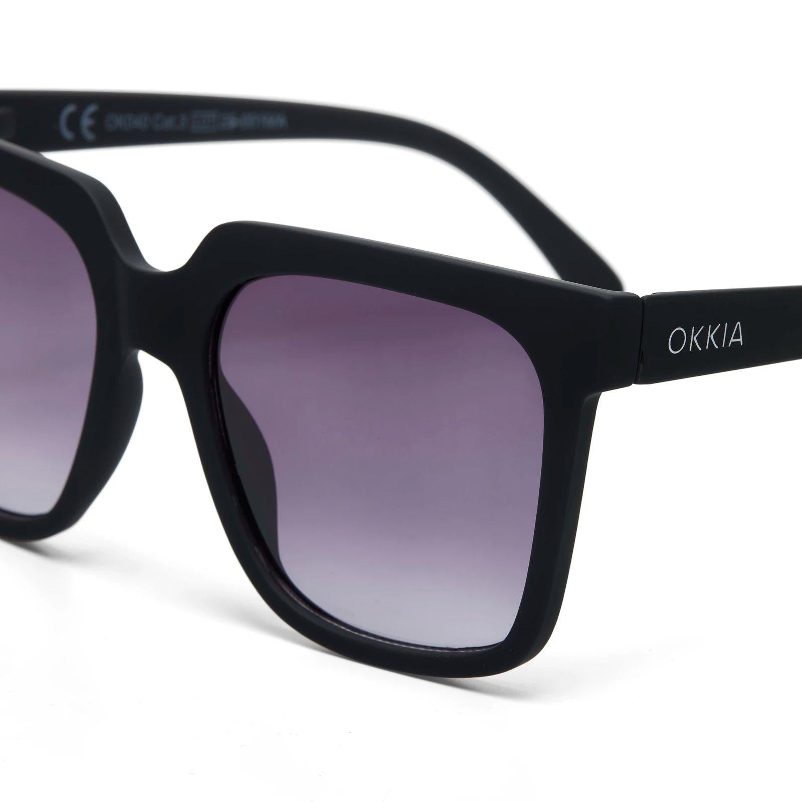 Occhiale da sole Roma OK040BK GRIGIO OKKIA 