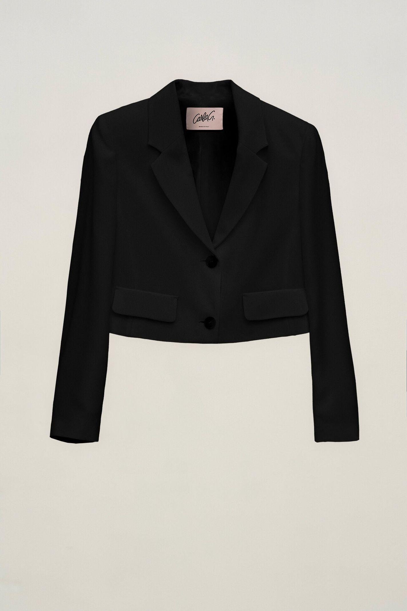 Giacca in crepe satin IESO07 D1 10 CARLA G. 