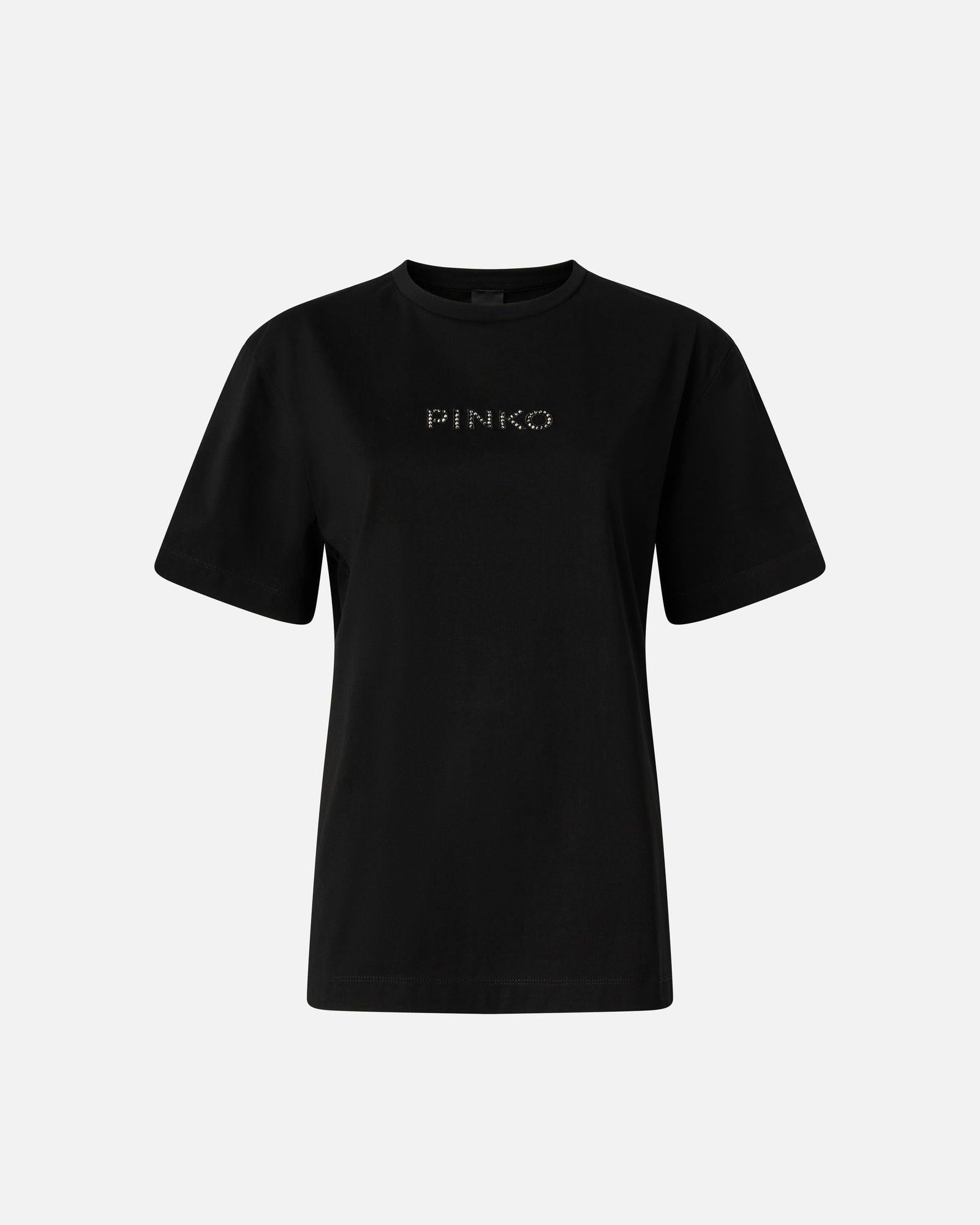 T-shirt jersey logo - Pinko 105526A33S Z99 PINKO 