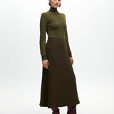 Gonna crepe MIDI MF2508003 060 MAITE 