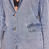 Giacca in denim 511BD36001 00 GAUDI' 