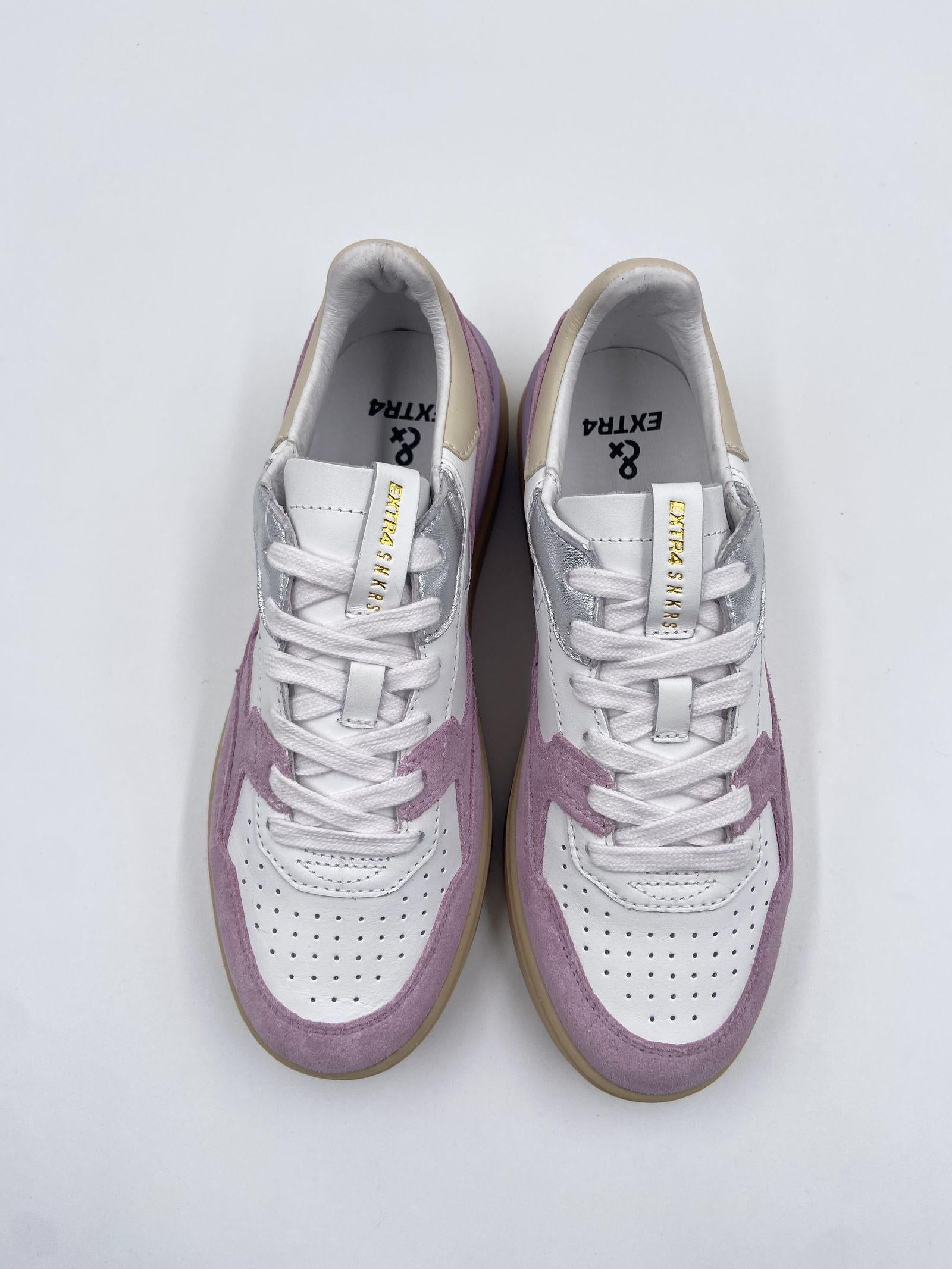 Sneakers Club Tennis 1.11 - Extr4 1209022 BIANCOLILLA EXTR4 