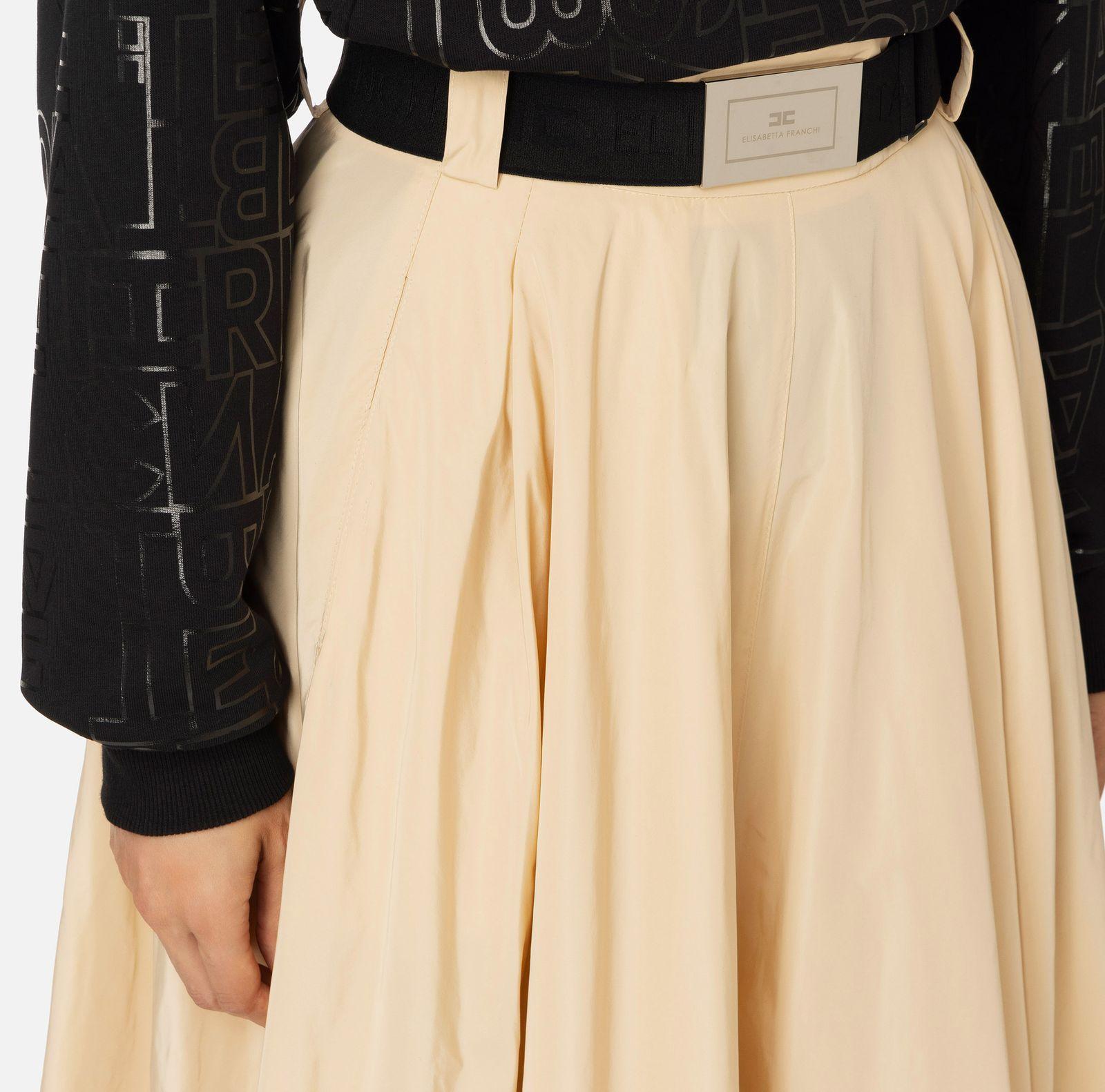 Gonna a ruota in naylon GO04546E2 045 ELISABETTA FRANCHI 