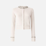 Cardigan con strass 105686A2S4 I23 PINKO 