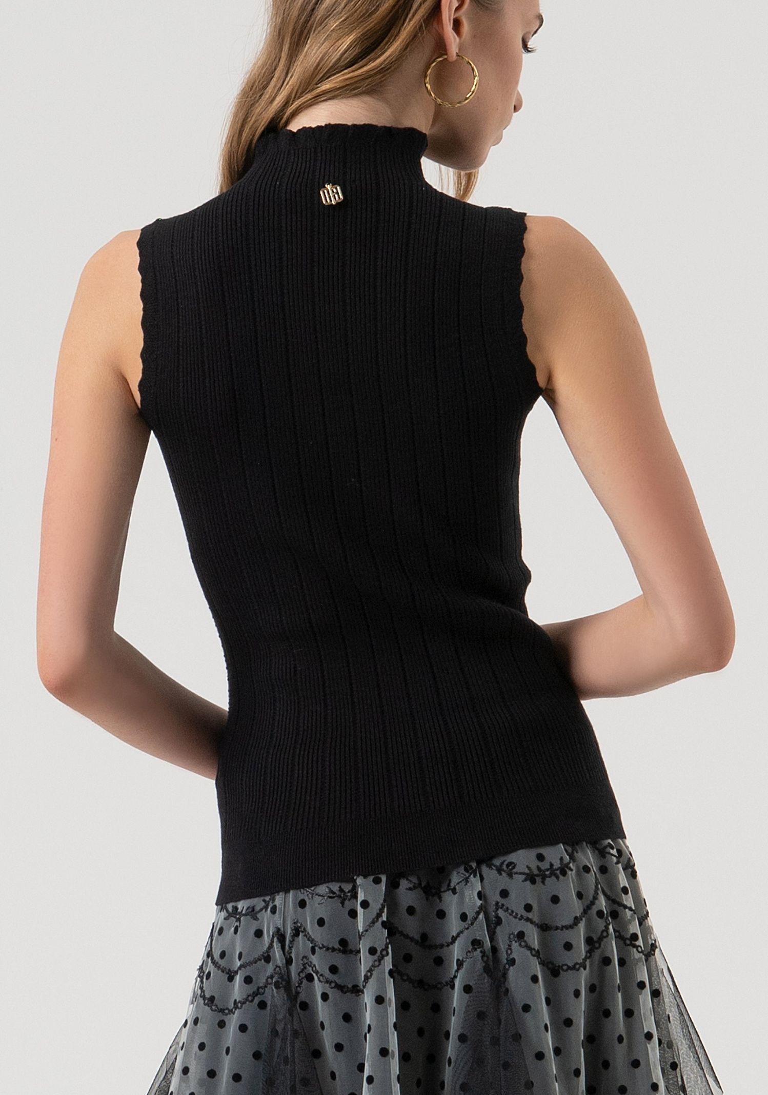 Top con strass FR25WT4004K50401 053 FRACOMINA 