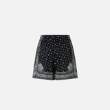 Pantaloncino corto stampa bandana