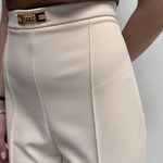 Pantalone con charms - Elisabetta Franchi PA01221E2 193 ELISABETTA FRANCHI 