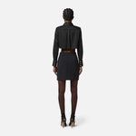 Camicia cropped in raso CA09756E2 110 ELISABETTA FRANCHI 