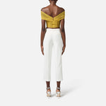 Top scollo off-shoulders - Elisabetta Franchi TO03452E2 DK5 ELISABETTA FRANCHI 