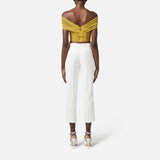 Top scollo off-shoulders - Elisabetta Franchi TO03452E2 DK5 ELISABETTA FRANCHI 