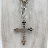 Ciondolo Croce Bizantina - Alevà BIZANTINA ARGENTOBIANCO ALEVA' 