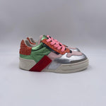 Sneakers argento arancio e verde F066-0203 ROSAVERDE CLJD 