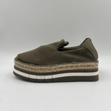 Espadrilles in tessuto lucido