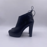 Tronchetto pitonato H1284PITONE NERO OFELIA 