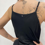 Abito lungo in raso - Ofelia D160 NERO OFELIA 