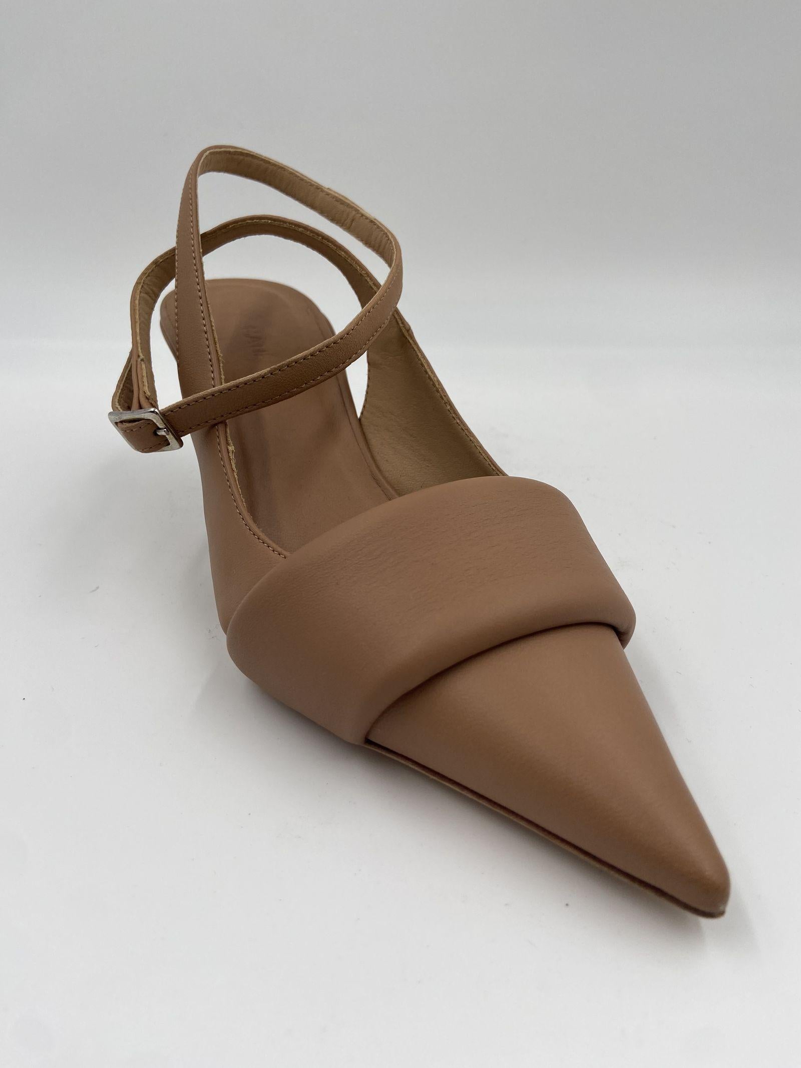 Sandalo slingback in pelle 1A4102D 112 VIC MATIE' 