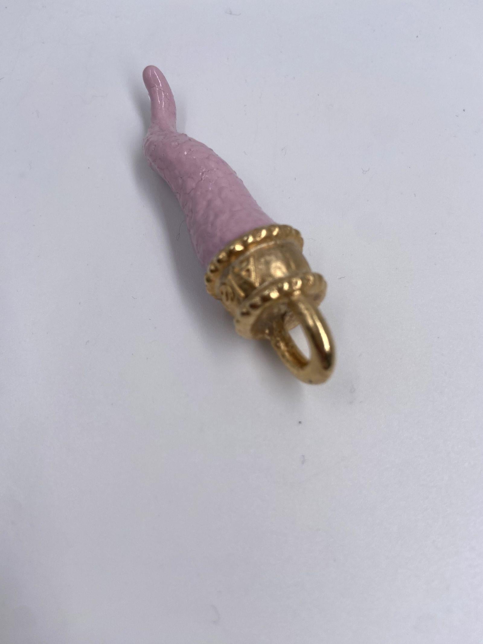 Ciondolo Cornetto Smaltato - Alevà CORNETTO ROSA ALEVA' 