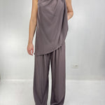 Pantalone gamba ampia - Eleh SS260235 MALVA ELEH 